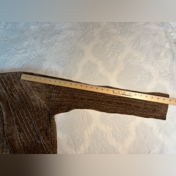 New Matty M Cardigan Size XXL Long sleeves Brown - Picture 9 of 12